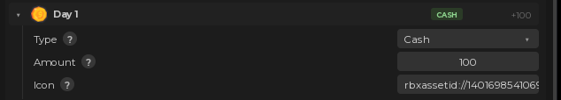 A single day expanded in the plugin